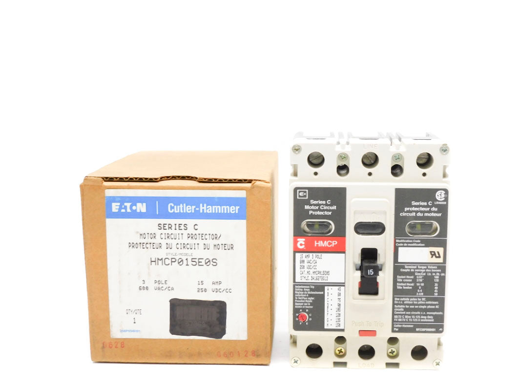 CUTLER HAMMER HMCP015E0S SER. C 600VAC 15A NSMP