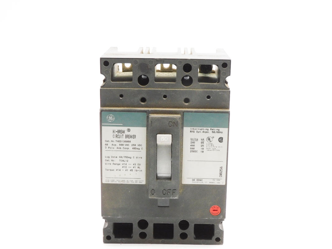GENERAL ELECTRIC THED136060 600VAC 60A UNMP