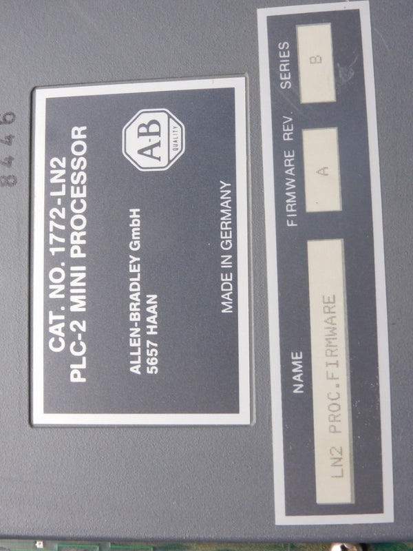 ALLEN BRADLEY 1772-LN2 SER. B F/W A (NO KEY) UNMP