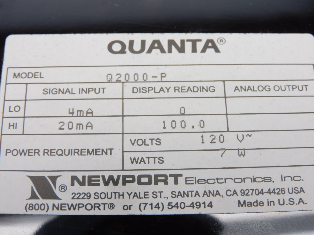 NEWPORT Q2000-P 120V NSMP