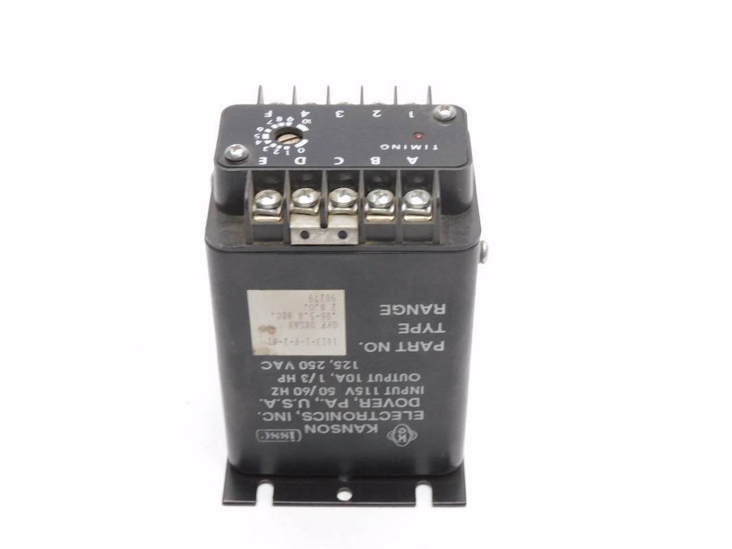KANSON ELECTRONICS 1013-1-F-2-B1 125-250VAC 10A 5S UNMP