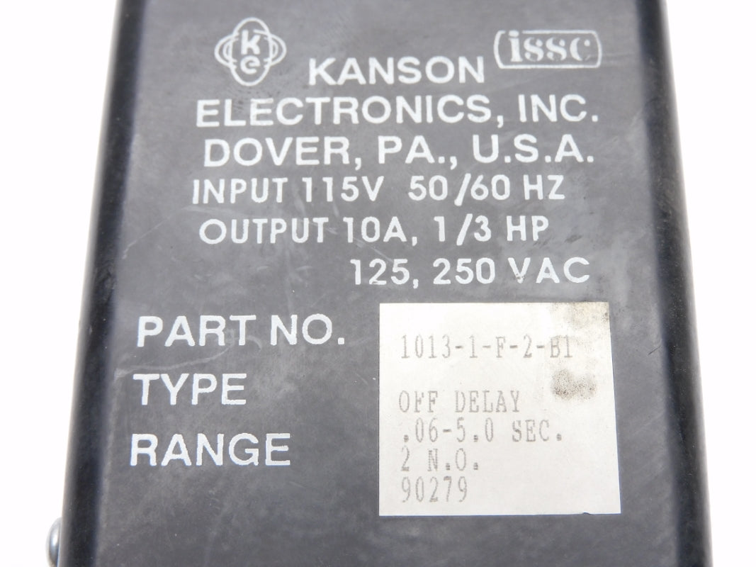 KANSON ELECTRONICS 1013-1-F-2-B1 125-250VAC 10A 5S UNMP