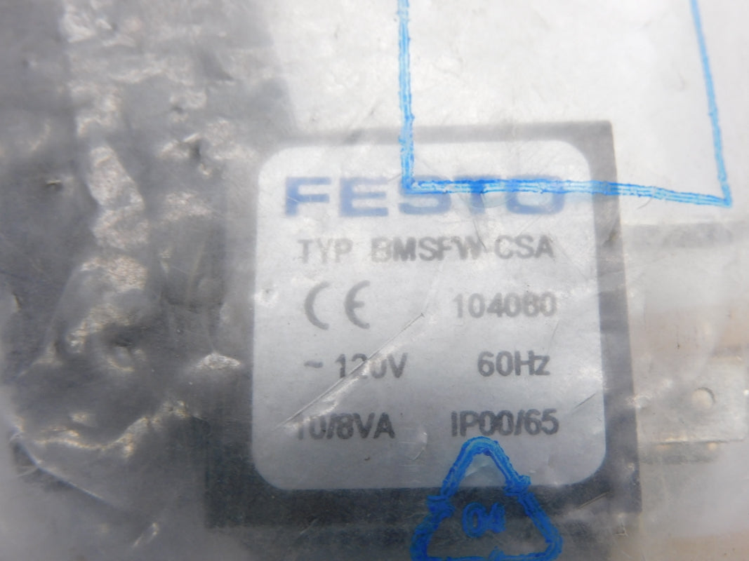 FESTO BMSFW-CSA 104080 120V NSMP