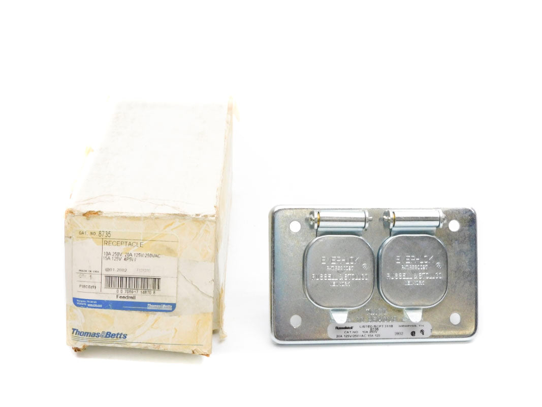 THOMAS&BETTS RUSSELLSTOLL 8735 250V 15A NSMP