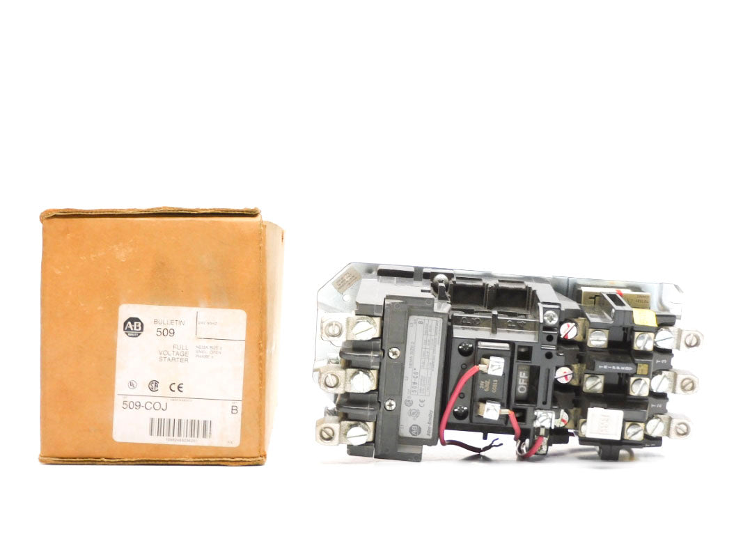 ALLEN BRADLEY 509-COJ SER. B 24V 45A (BR/WH) NSMP