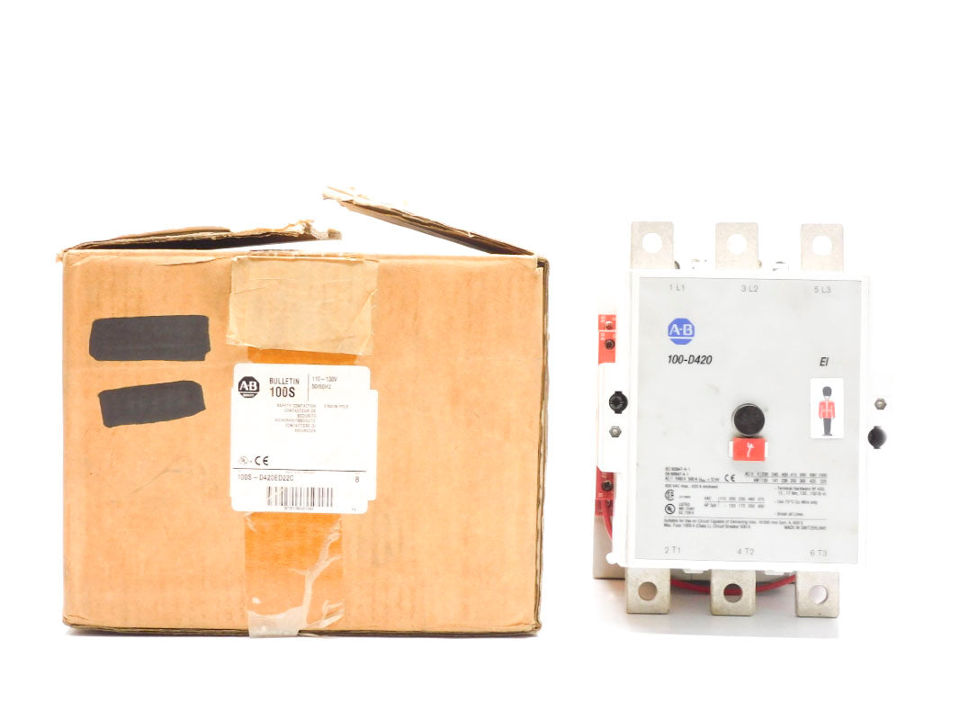ALLEN BRADLEY 100S-D420ED22C SER. B 110-130V 500A (BR/WH) NSMP