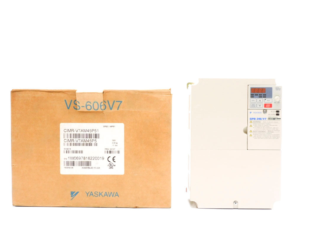 YASKAWA CIMR-V7AM45P5 380-460V 19.6A NSMP