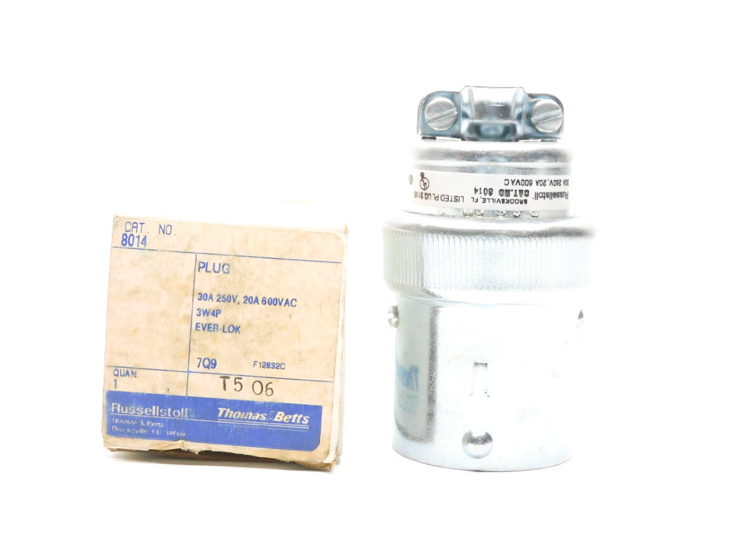 THOMAS&BETTS RUSSELLSTOLL 8014 600VAC 30A NSMP