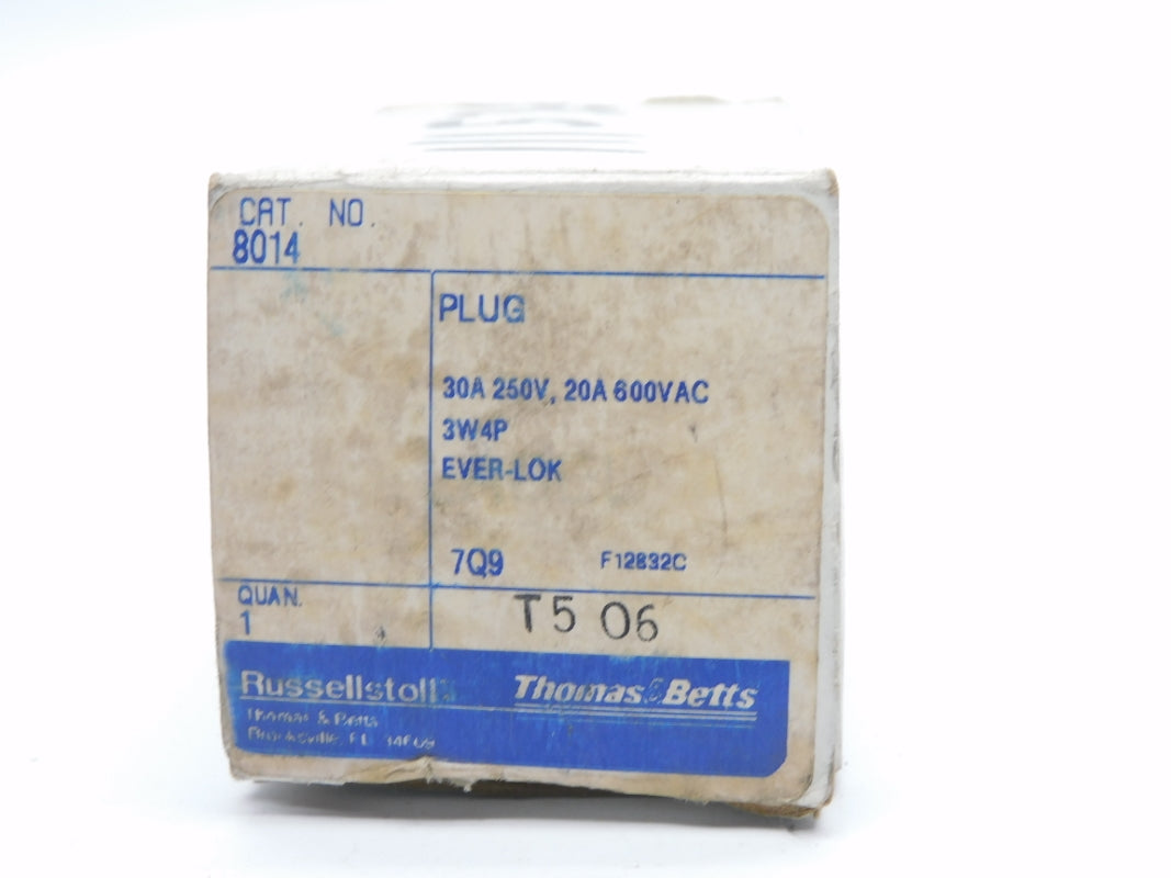 THOMAS&BETTS RUSSELLSTOLL 8014 600VAC 30A NSMP