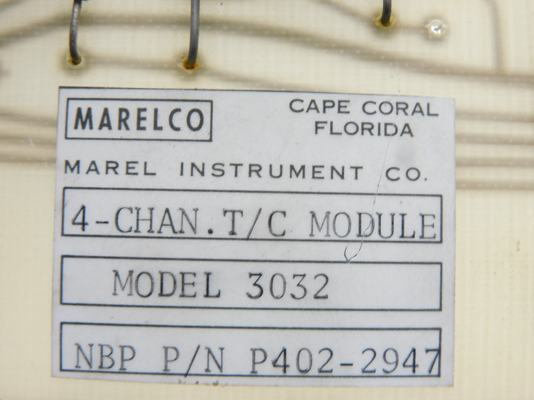 MARELCO P402-2947 3032 REV. A UNMP