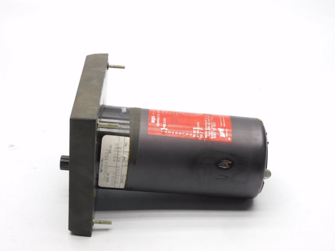 API 53-3602-7502 0503XU 350V 3.6A 100MADC UNMP