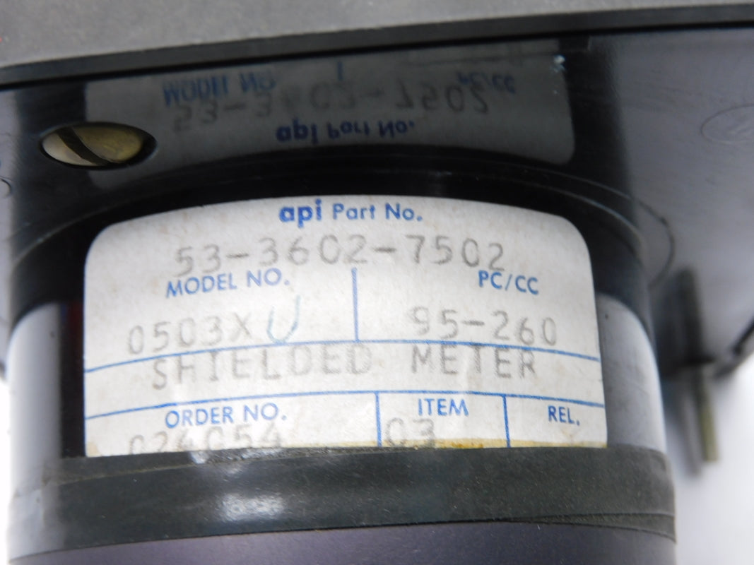 API 53-3602-7502 0503XU 350V 3.6A 100MADC UNMP