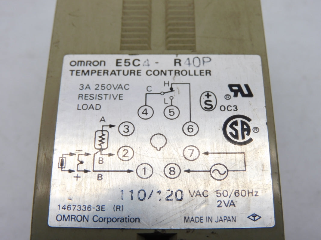 OMRON E5C4-R40P 250VAC 3A UNMP