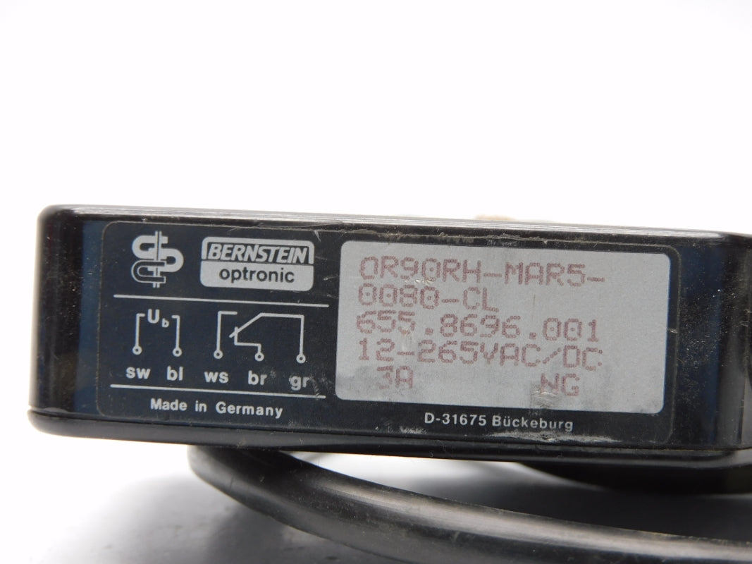 BERNSTEIN OR90RH-MAR5-0080-CL 655.8696.001 265V 3A UNMP
