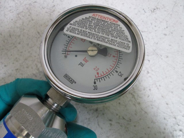 WIKA GAUGE 0-30PSI 990.10 *NEW NO BOX*