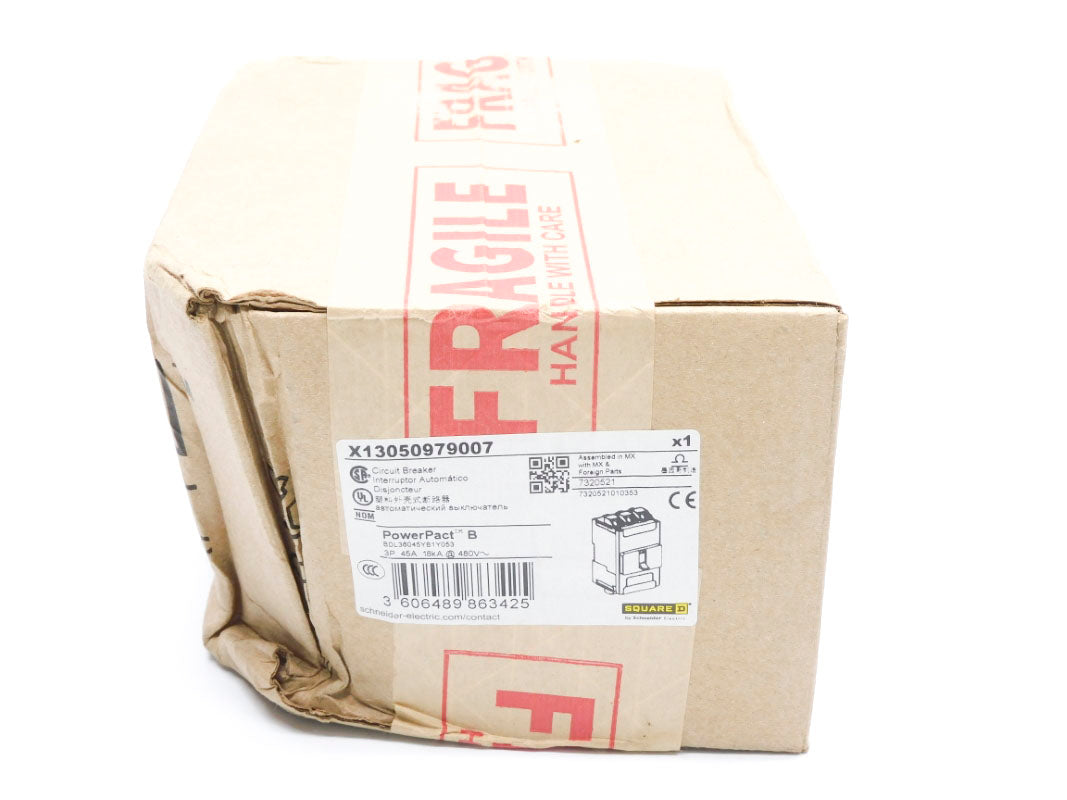 SQUARE D X13050979007 480V 45A NSFS