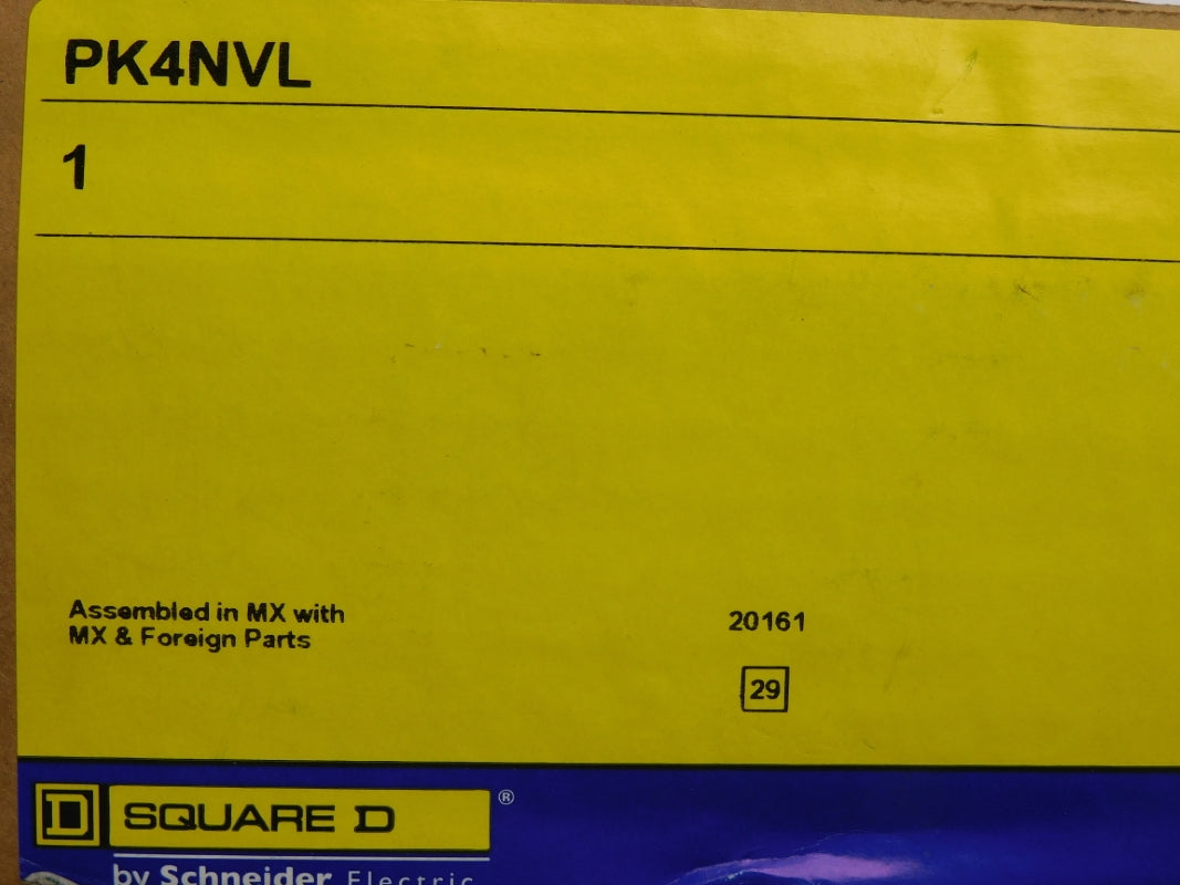 SQUARE D PK4NVL NSMP