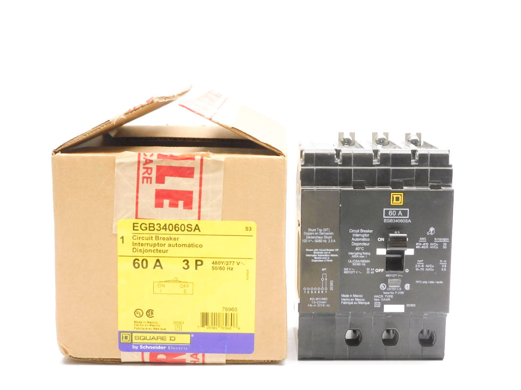 SQUARE D EGB34060SA 480V 60A NSMP