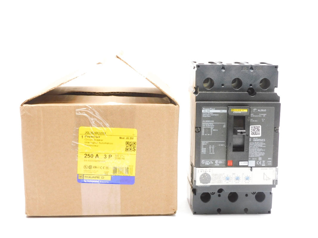 SQUARE D JGL36250CU33X 600V 250A NSMP