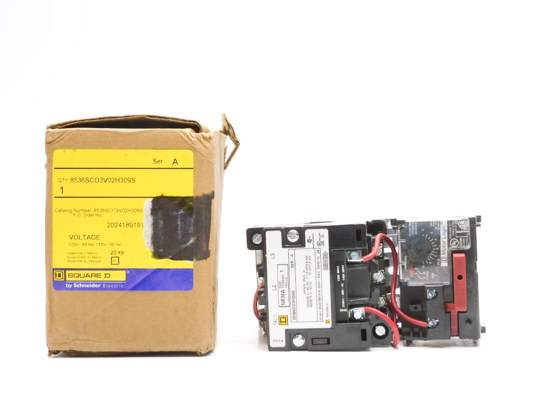 SQUARE D 8536SCO3V02H309S  SER. A 120V 9A NSMP