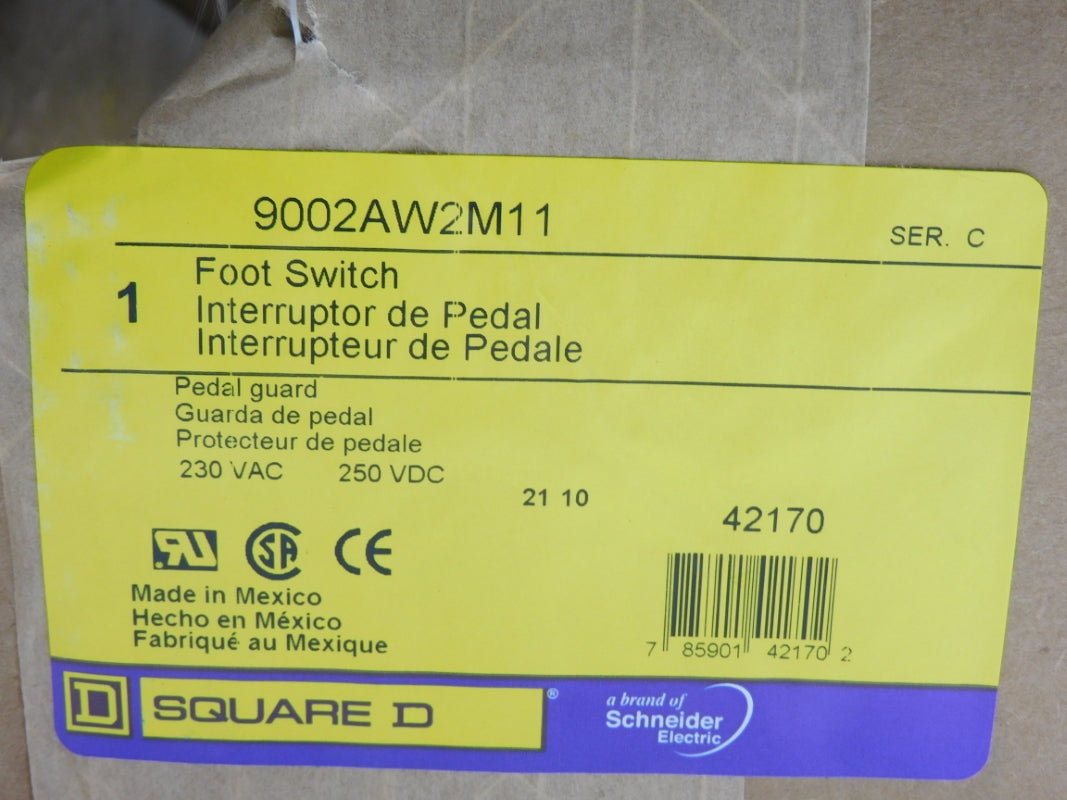 SQUARE D 9002AW2M11 SER. C 250VDC NSMP