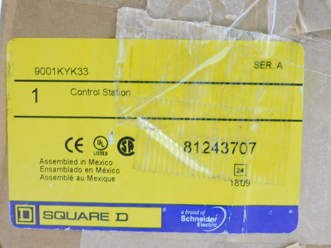 SQUARE D 9001KYK33 SER. A NSMP