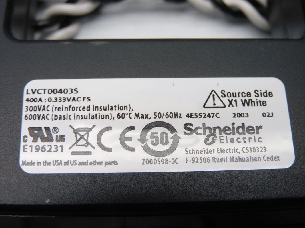 SCHNEIDER ELECTRIC LVCT00403S 600VAC 400A NSMP