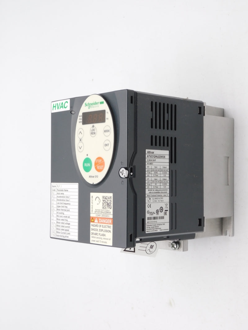 SCHNEIDER ELECTRIC ATV212HU22M3X 200-240V 8.7A NSMP