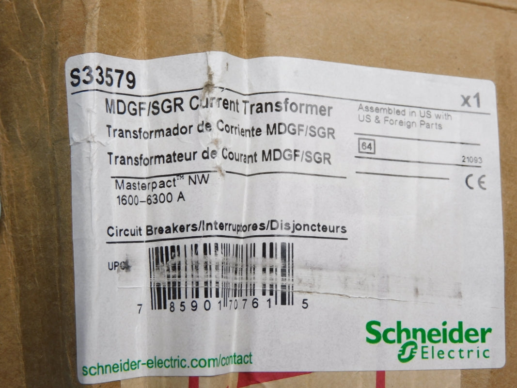 SCHNEIDER ELECTRIC S33579 6300A NSMP