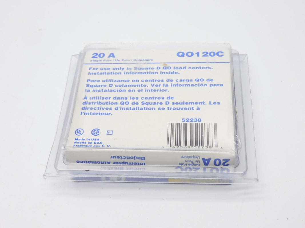 SQUARE D QO120C 240V 20A NSMP