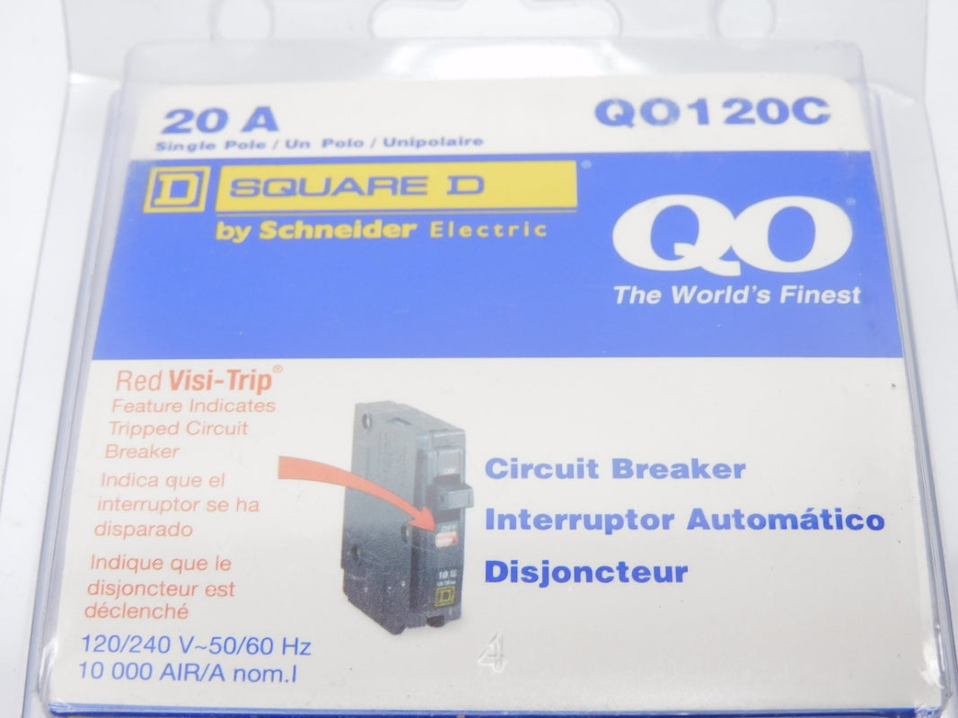 SQUARE D QO120C 240V 20A NSMP