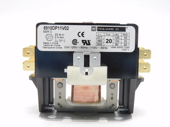 SQUARE D 8910DP11V02 SER. C 120V 30A NSMP