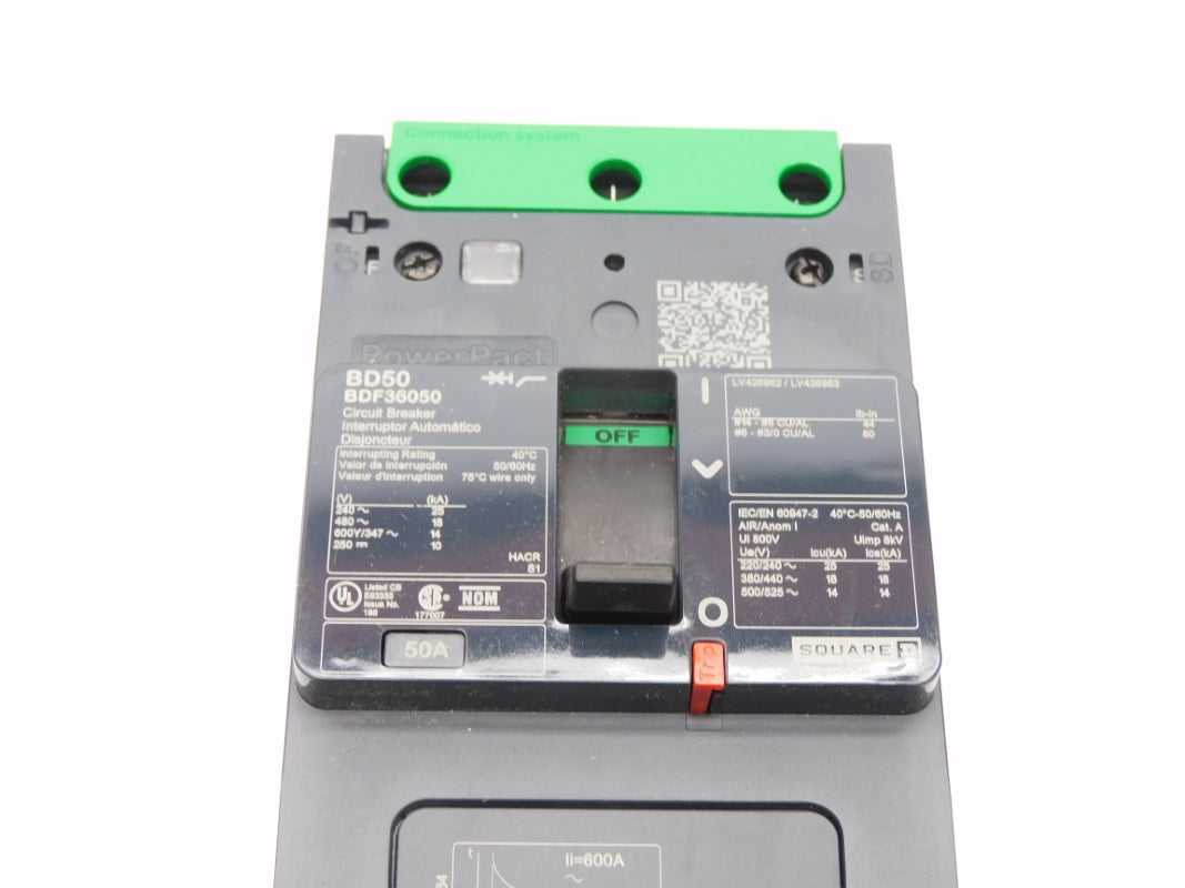 SQUARE D BDF36050 480V 50A NSMP
