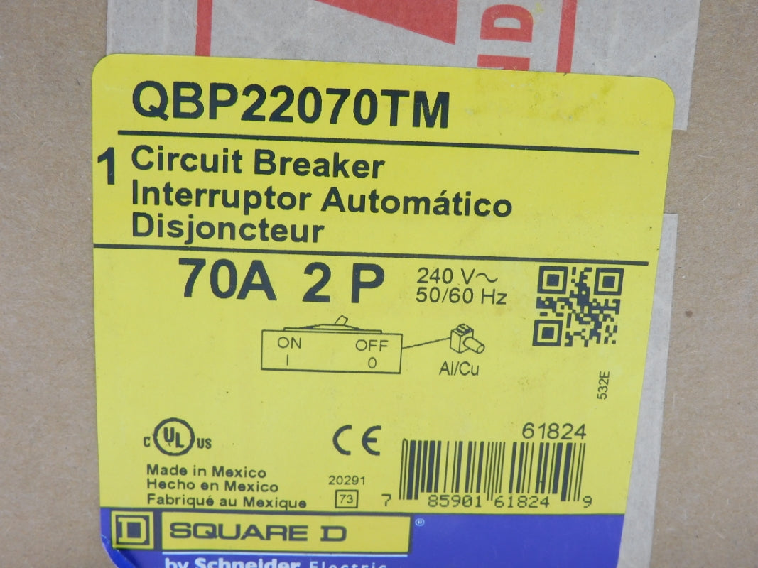 SQUARE D QBP22070TM 240V 70A NSFS