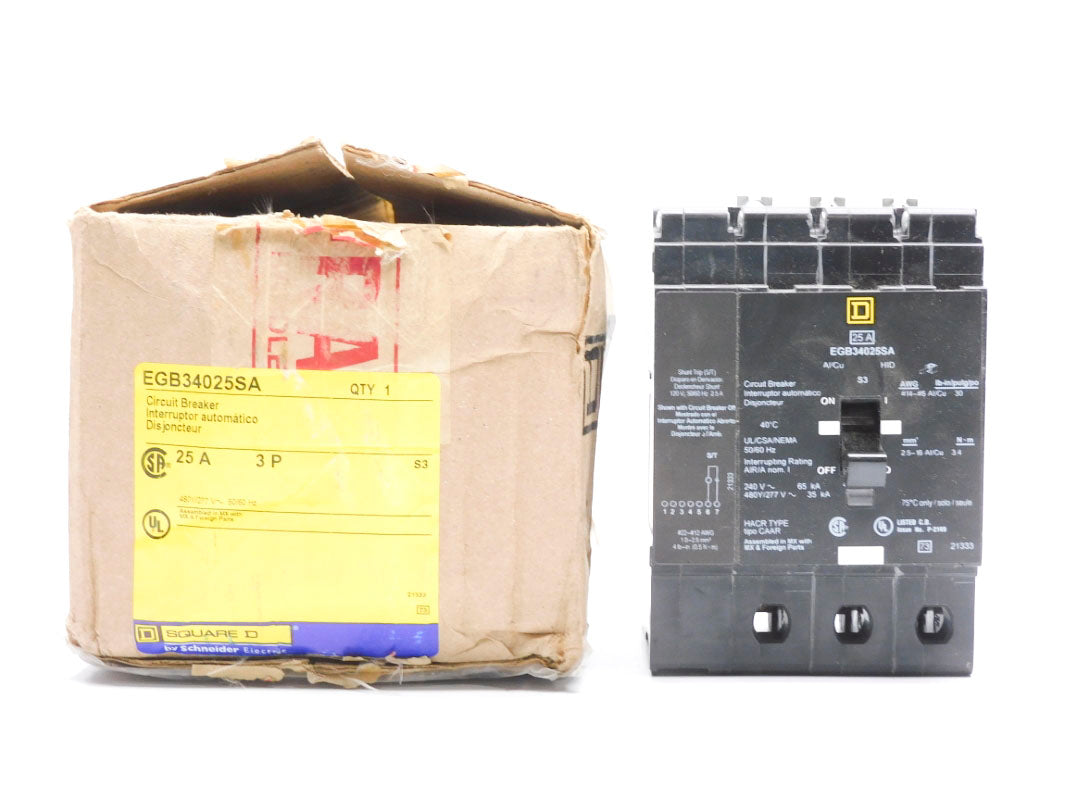 SQUARE D EGB34025SA 480V 25A (AS PICTURED) NSMP