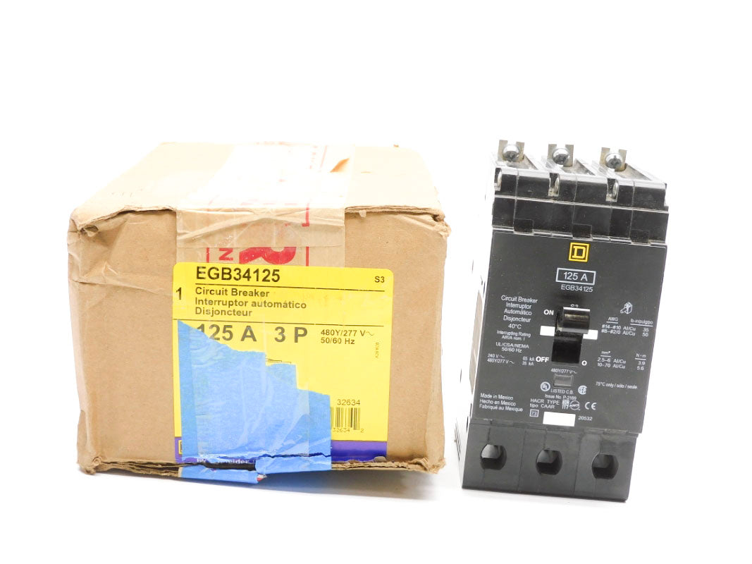 SQUARE D EGB34125 480V 125A NSMP