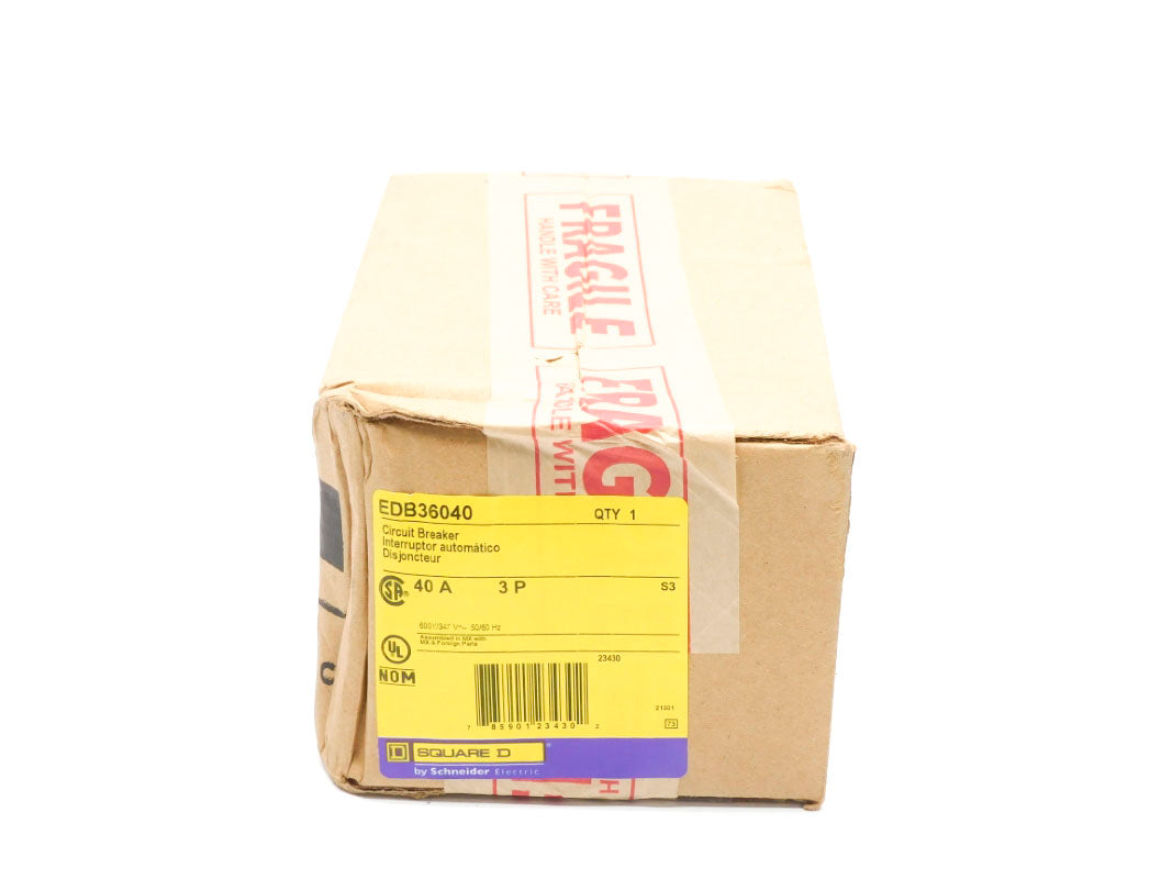 SQUARE D EDB36040 600V 40A NSFS