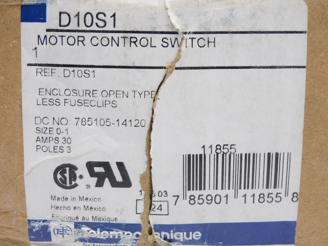 TELEMECANIQUE D10S1 30A NSMP