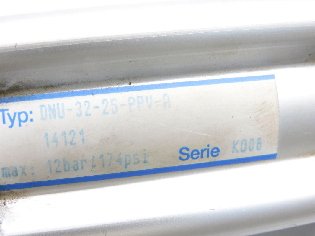 FESTO DNU-32-25-PPV-A 14121 SER. K008 174PSI UNMP