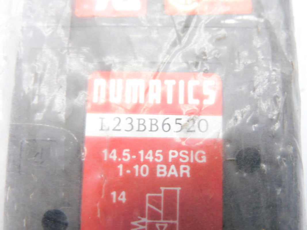NUMATICS L23BB652O 120V 0.06A 145PSIG NSNP