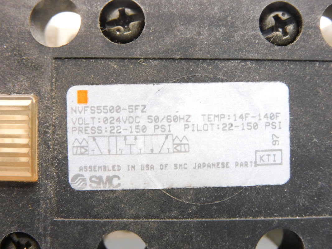 SMC NVFS5500-5FZ 24VDC 150PSI NSNP