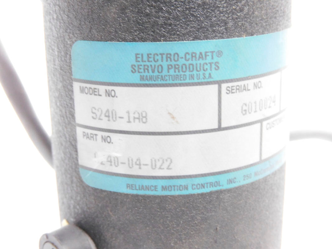 ELECTRO-CRAFT S240-04-022 S240-1A8 113072 UNMP