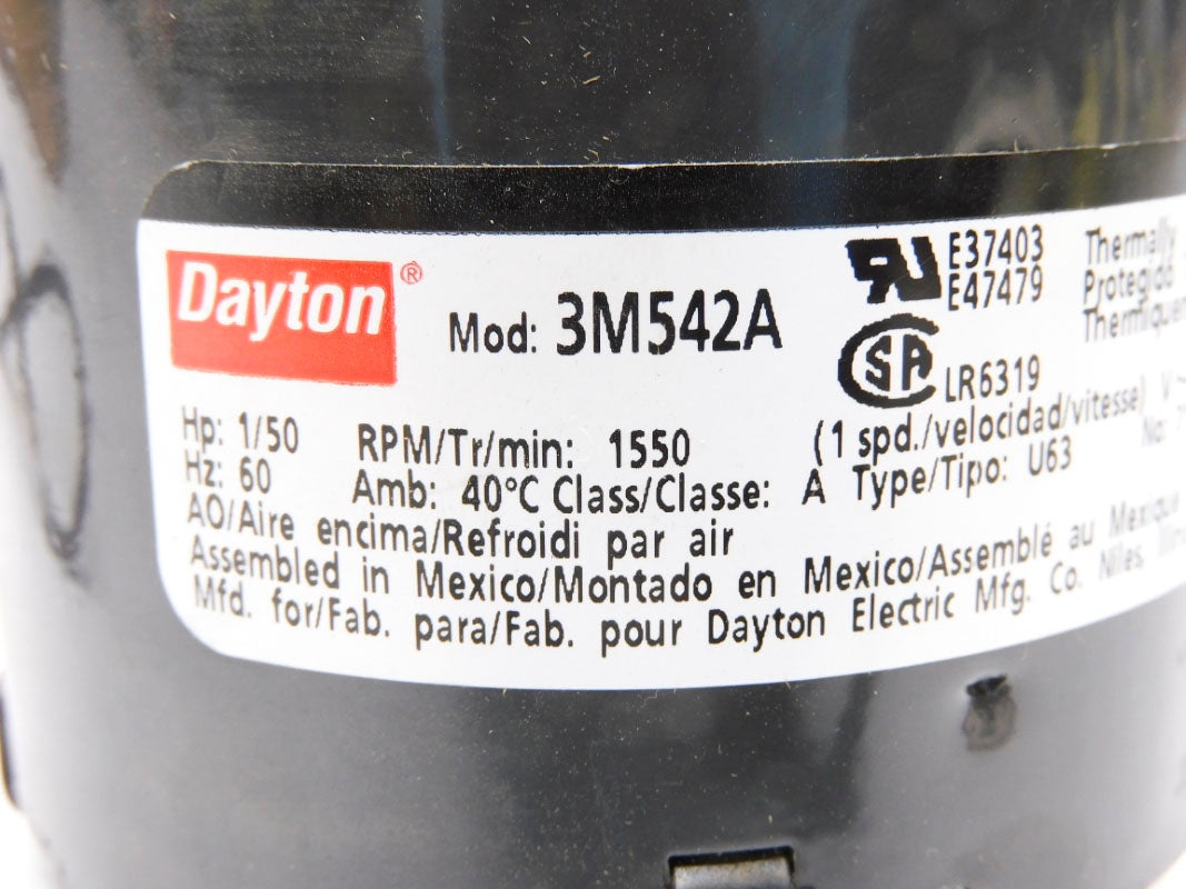 DAYTON 3M542A 115V NSMP