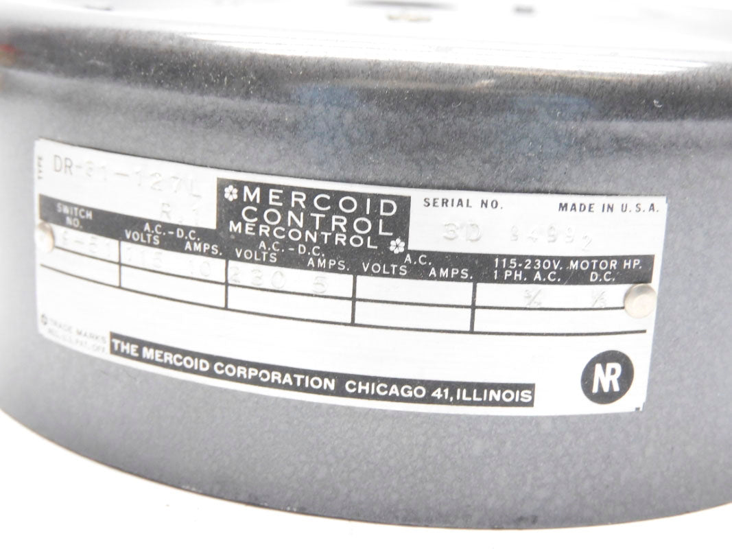 MERCOID DR-31-127L 230V 10A (AS PICTURED) NSMP