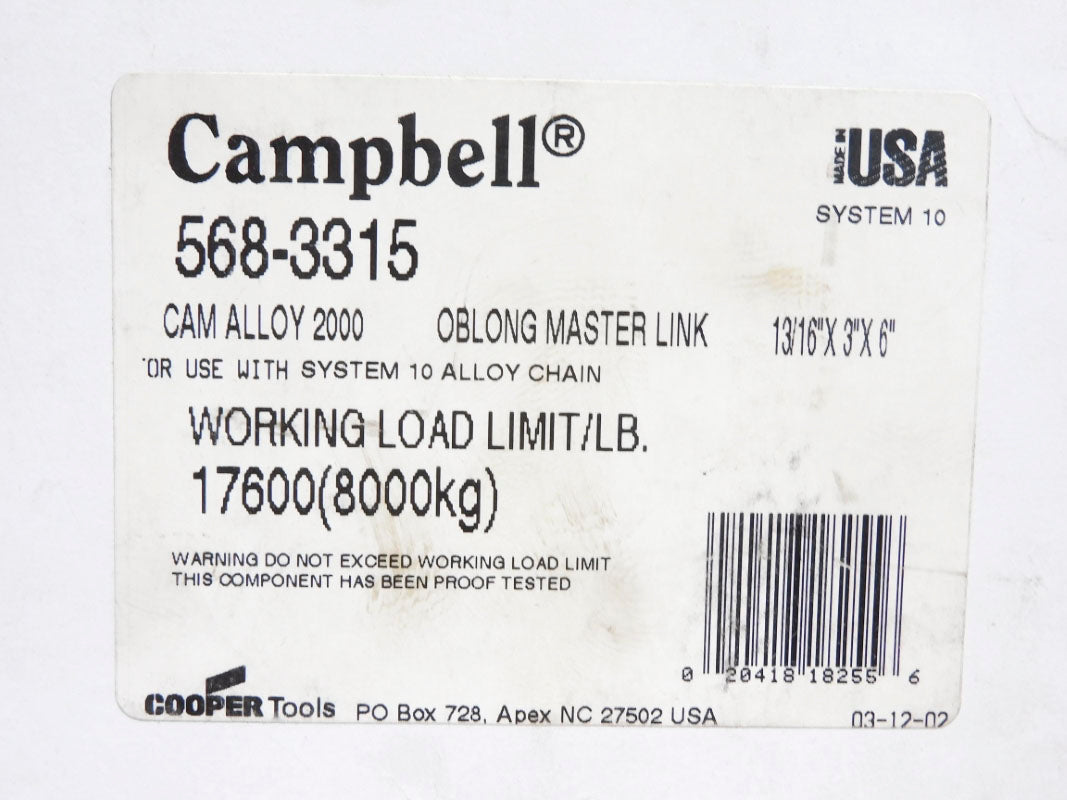 COOPER CAMPBELL 568-3315 2000 NSMP