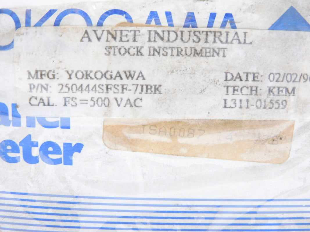 YOKOGOWA 250444SFSF-7JBK 500VAC NSMP