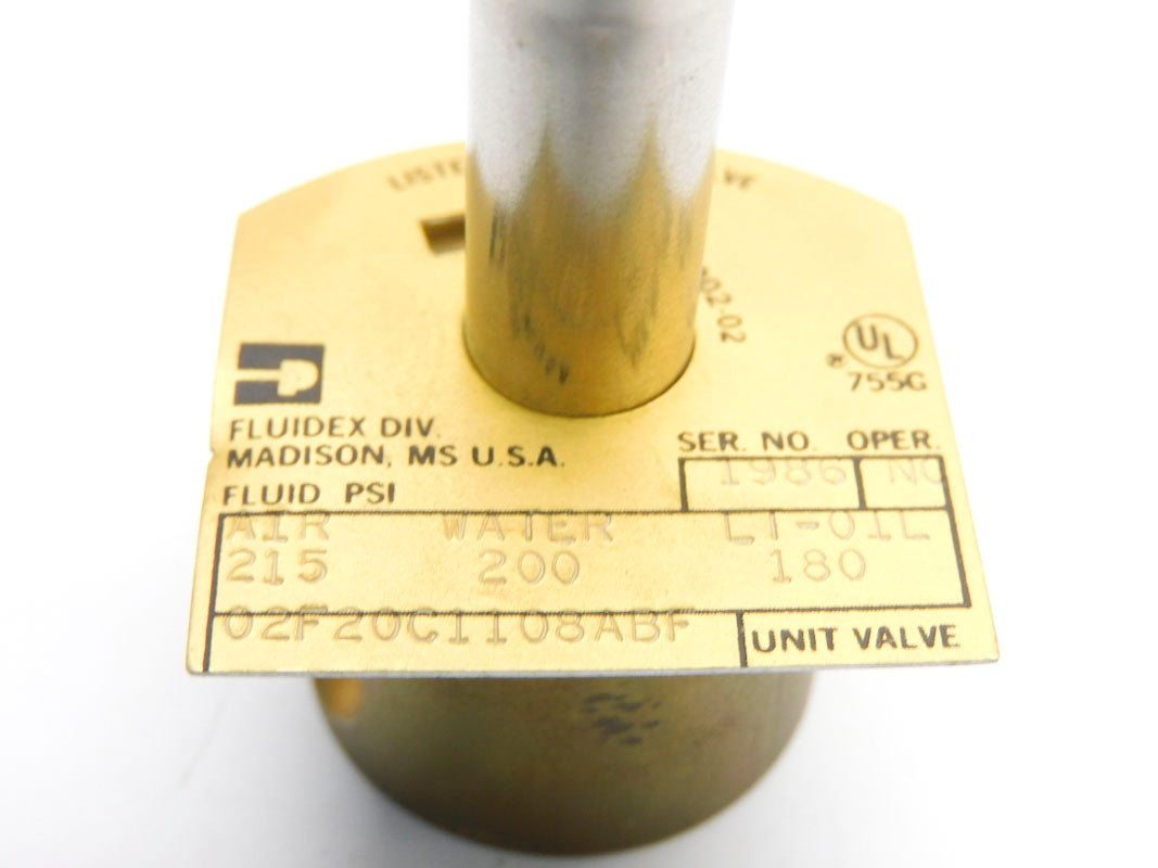PARKER 02F20C1108ABF 200PSI NSNP