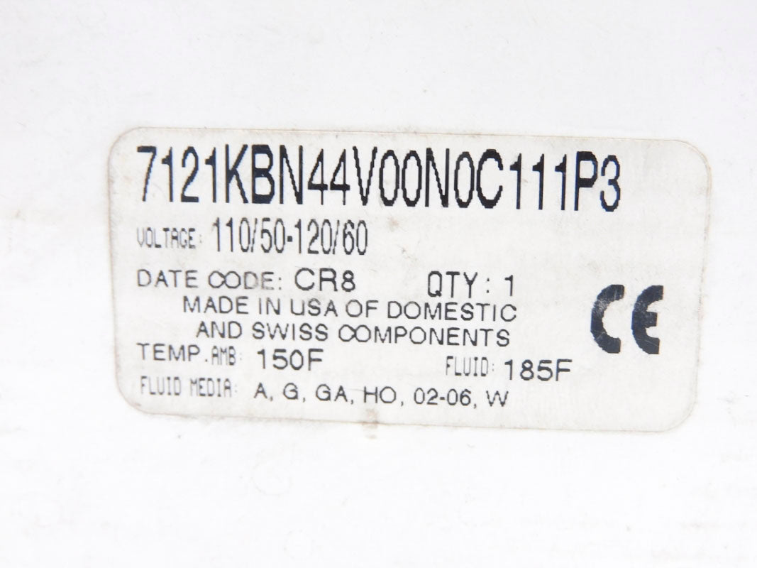 PARKER HONEYWELL 7121KBN44V00N0C111P3 110-120V 17PSI NSMP