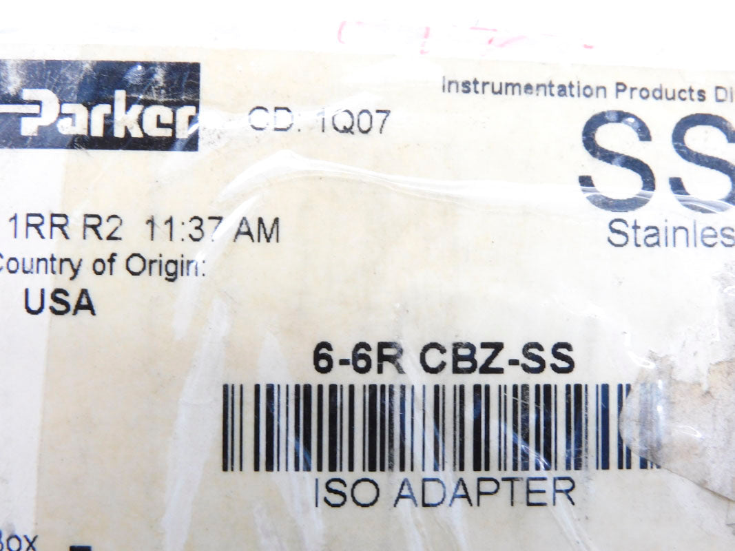 PARKER 6-6RCBZ-SS NSNP