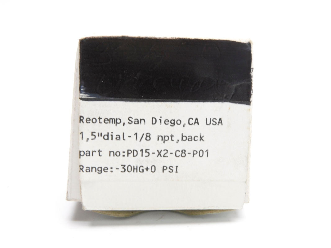 REOTEMP PD15-X2-C8-P01 -30HG+0PSI NSMP